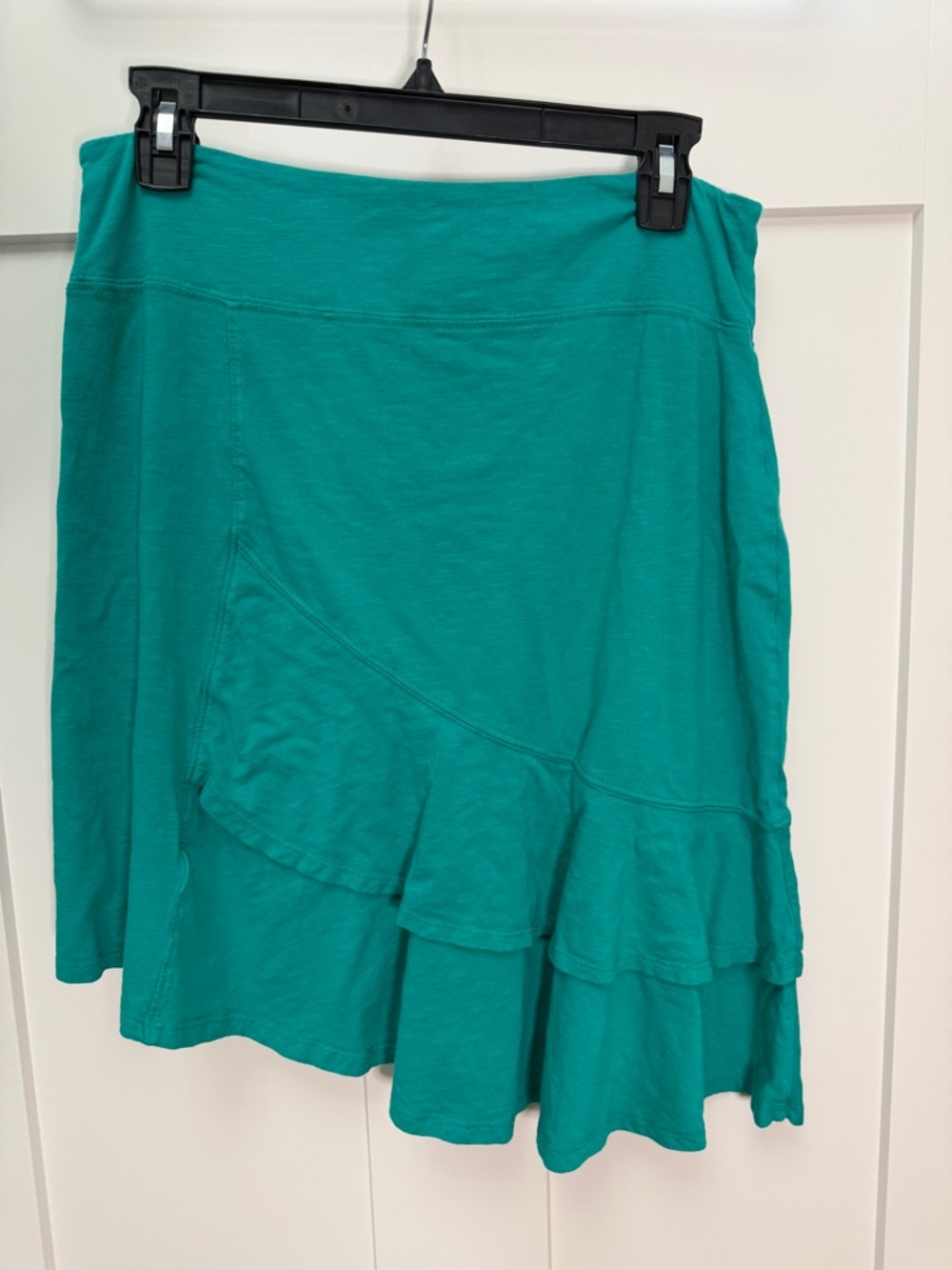 Toad & Co Women's Teal Ruffle Skirt